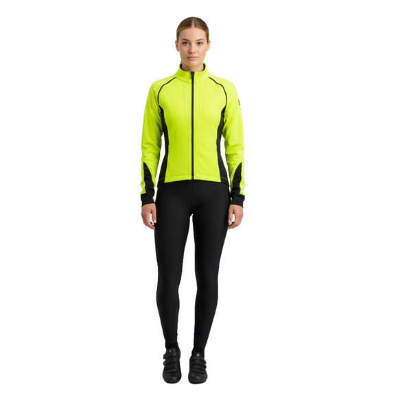 GORE Bike Wear PHANTOM SO LADY WINDSTOPPER Jacket Neon Yellow Women's M/38 - Picture 1 of 16